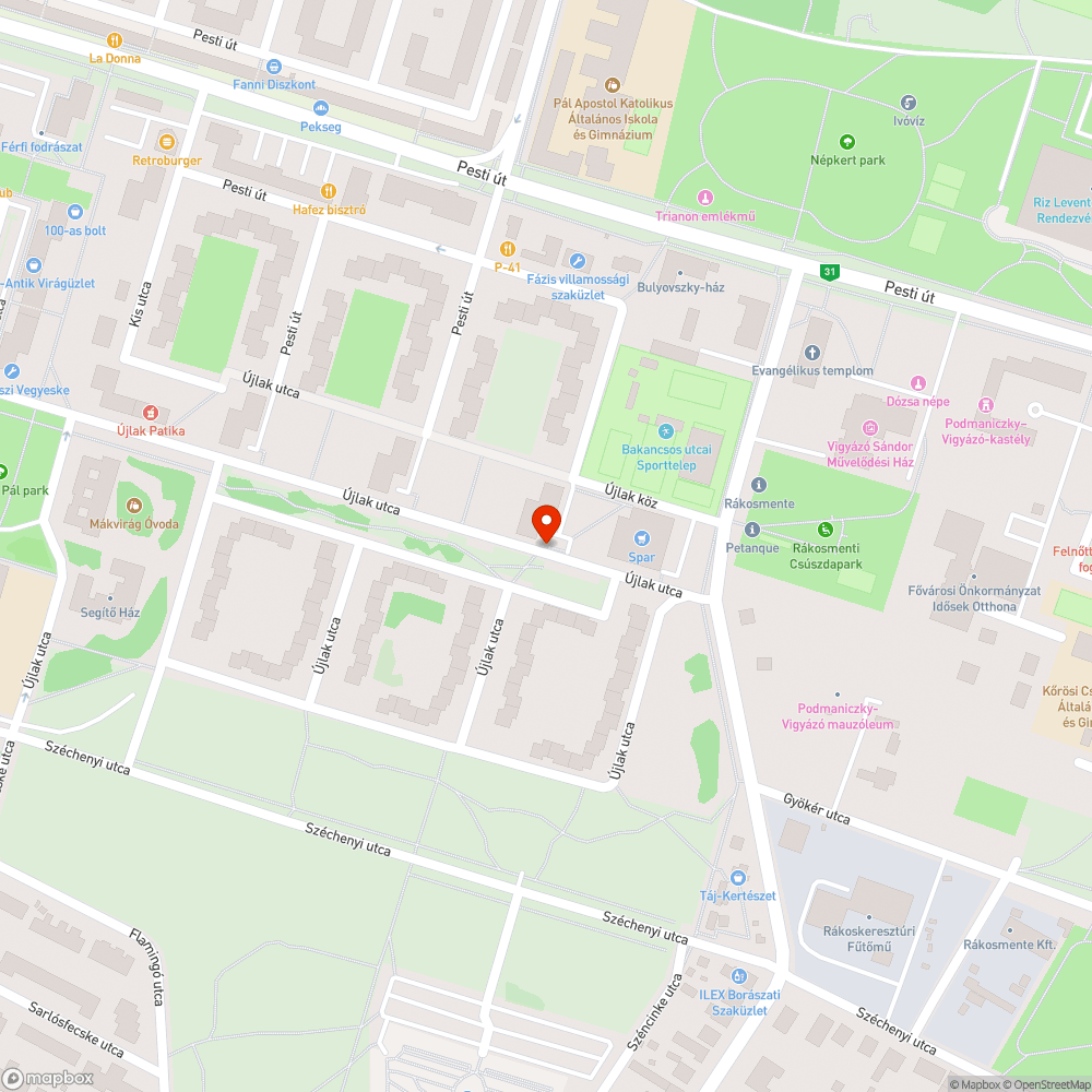 Szuperzöld bejelentés helye