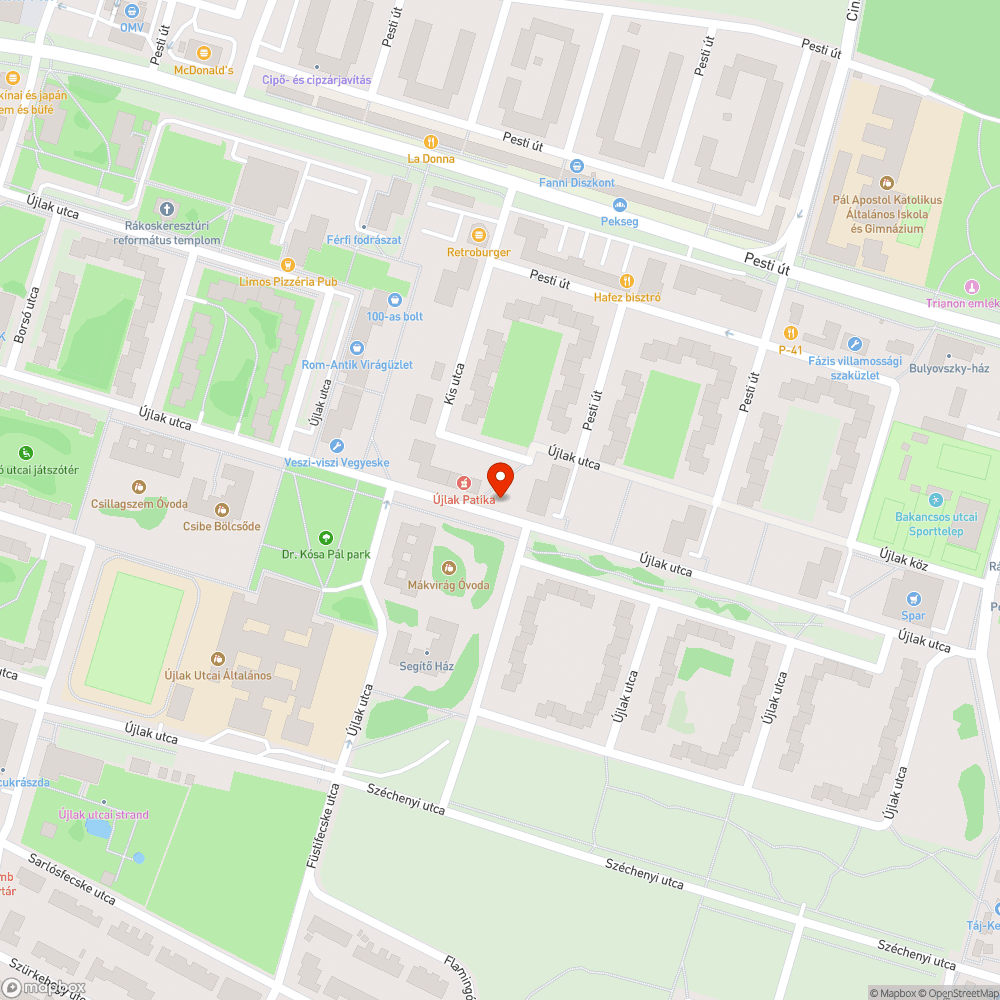 Eldugult víznyelő bejelentés helye