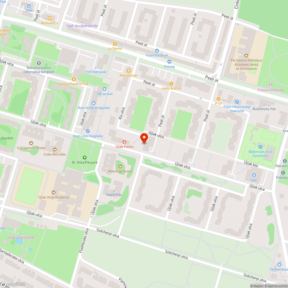 Nem látszik bejelentés helye