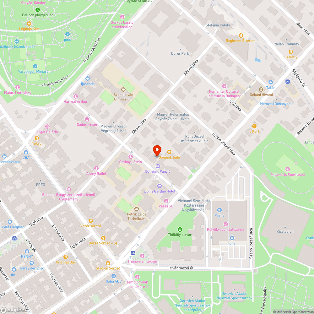 Jelöletlen fekvőrendőr bejelentés helye