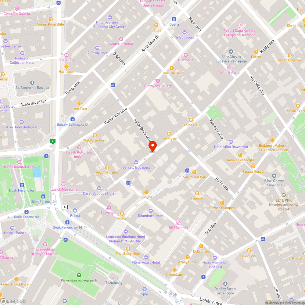 Kátyú - Király utca bejelentés helye