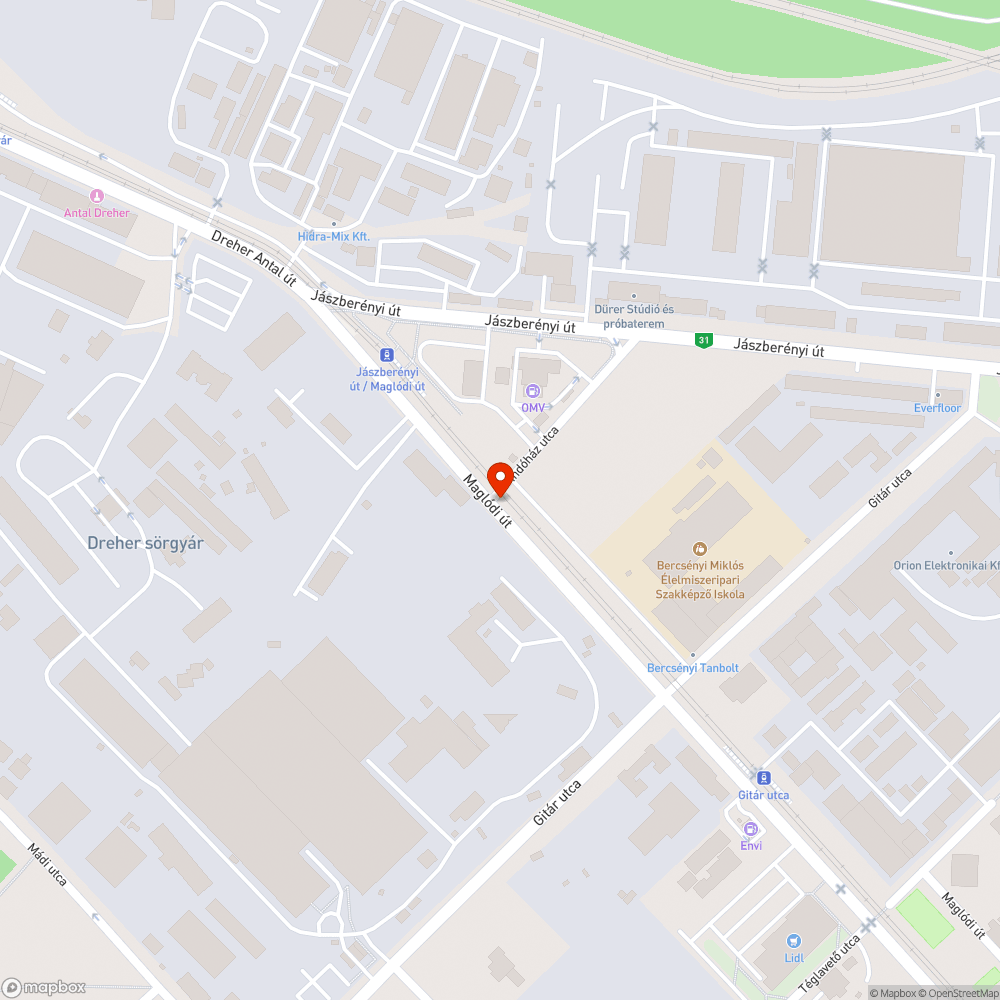 Járhatatlan járda bejelentés helye