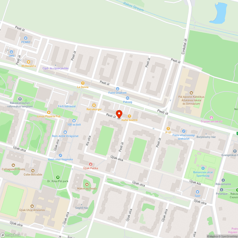 Nyitott szekrény bejelentés helye