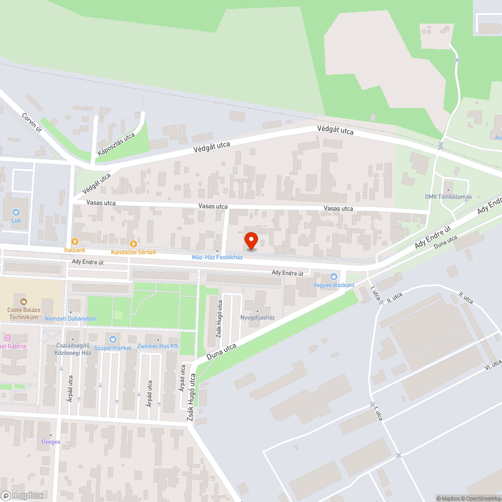 Bálványfa bejelentés helye