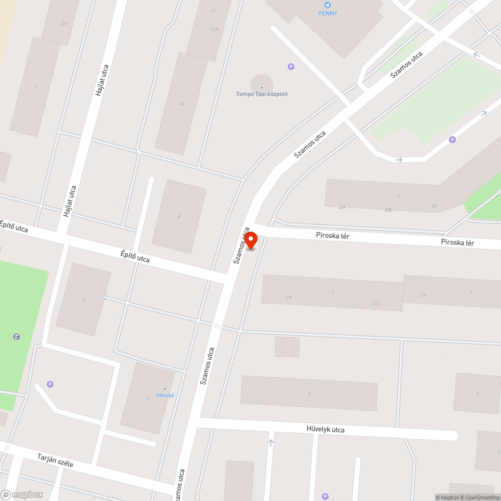 Eldugult víznyelő és kátyú körülötte - Szamos u. bejelentés helye