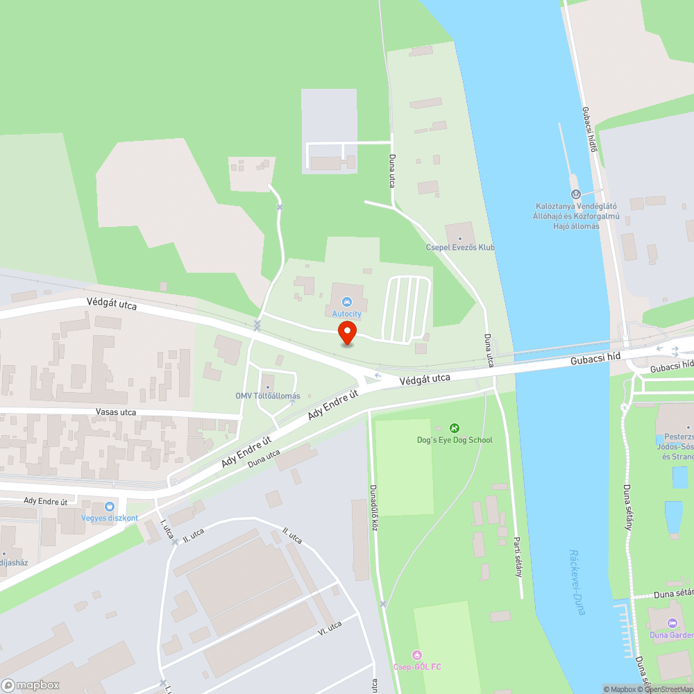 Kiszáradt fa bejelentés helye