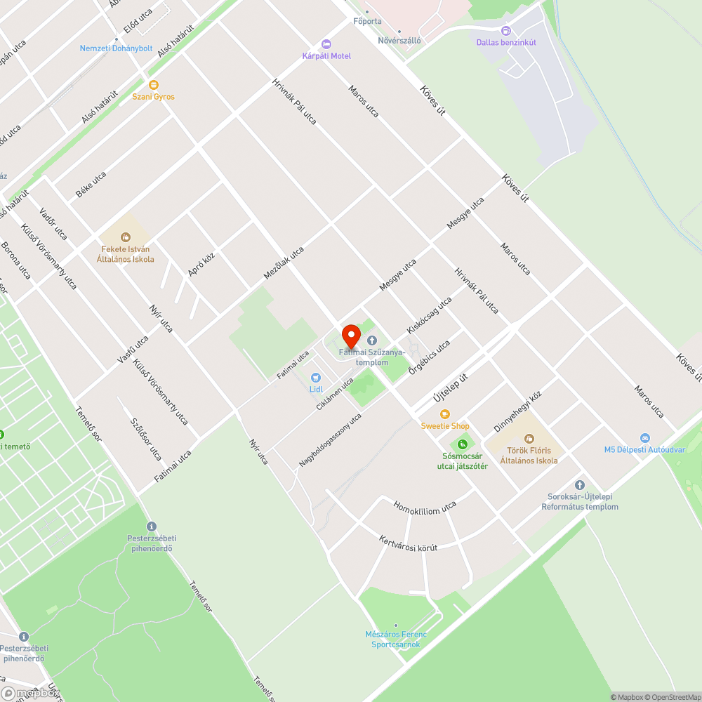 Letört faág bejelentés helye