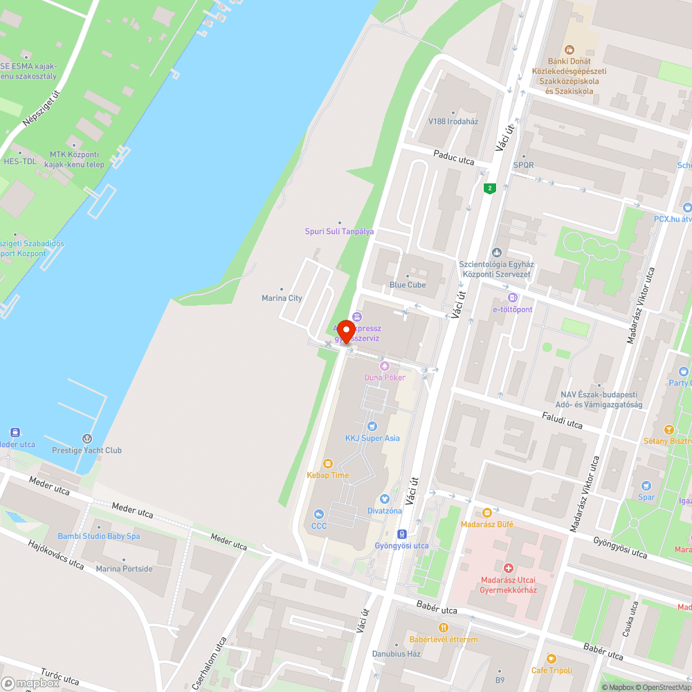 Duna plaza paduc köz aszfalt süllyedés bejelentés helye