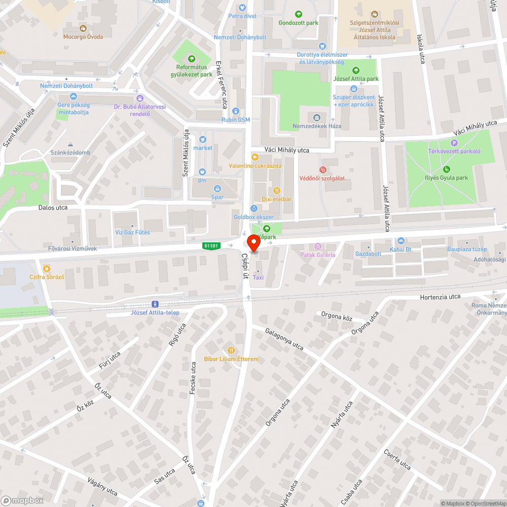 Parlagfű és szemét bejelentés helye