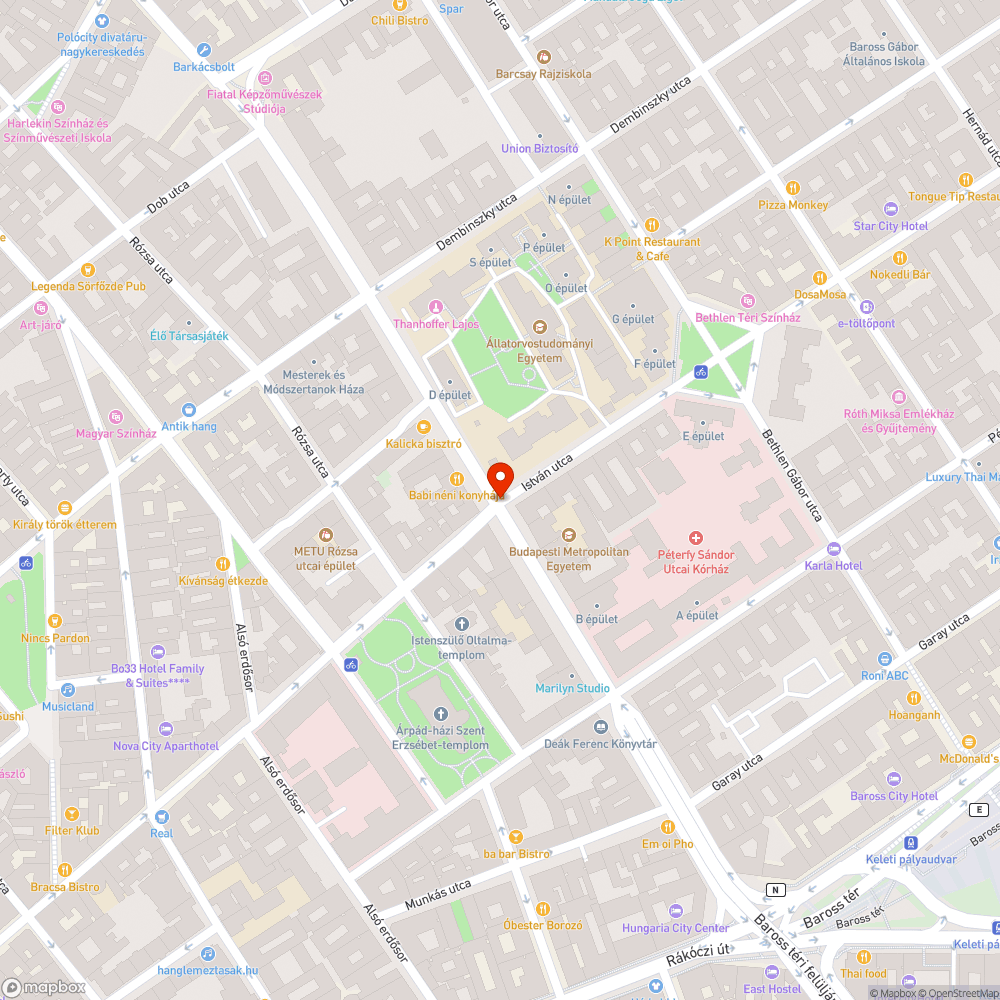 Üres oszlopok bejelentés helye