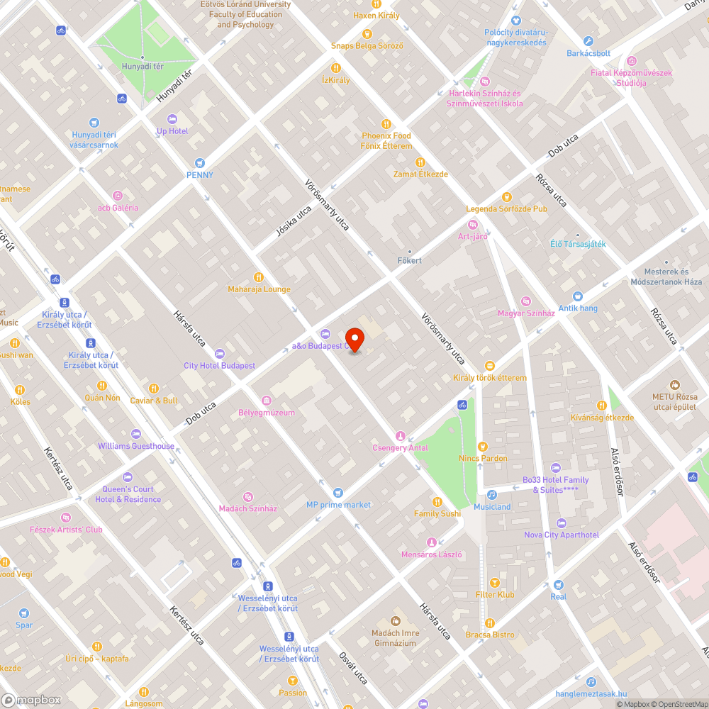 Üres oszlop bejelentés helye