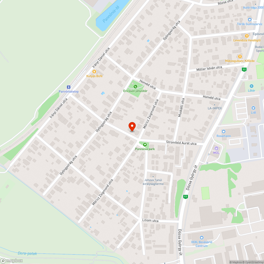 Eldugult víznyelő bejelentés helye