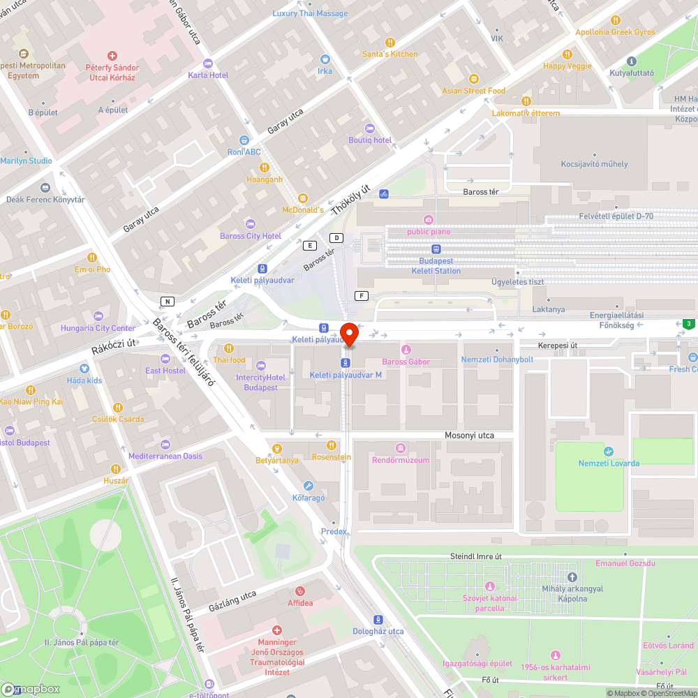 BKV közmű mellett beszakadt a járda bejelentés helye