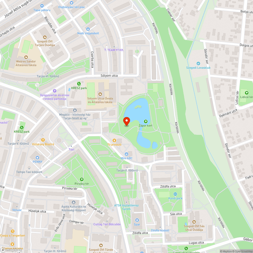 Korhadó padok bejelentés helye