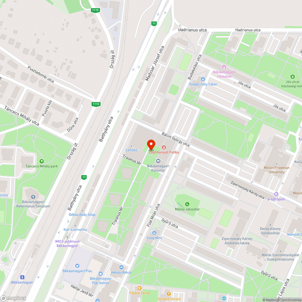 Javítandó bejelentés helye