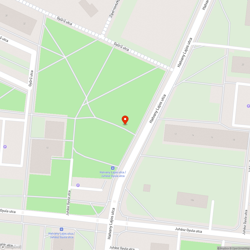 Járdahiba bejelentés helye