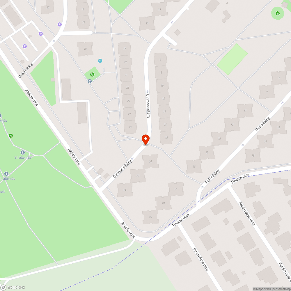 Kitört pollerek bejelentés helye