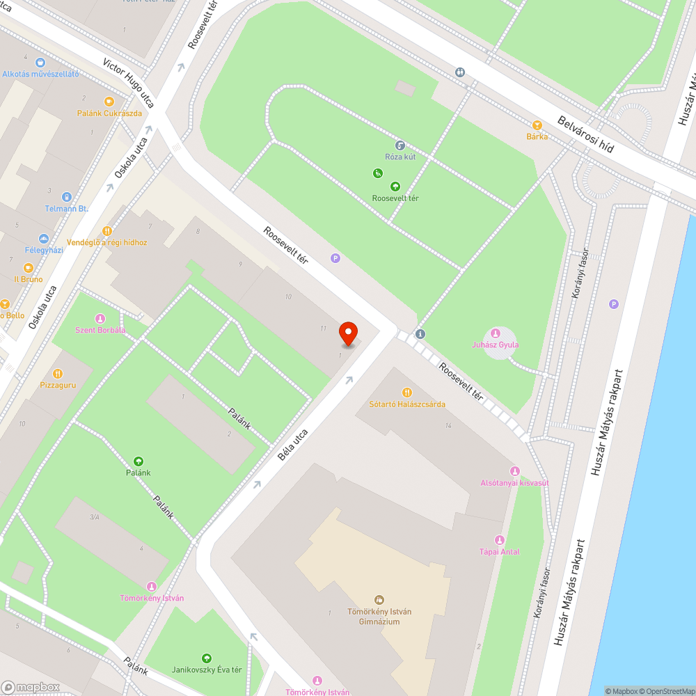 Alacsony tábla - Roosevelt tér bejelentés helye