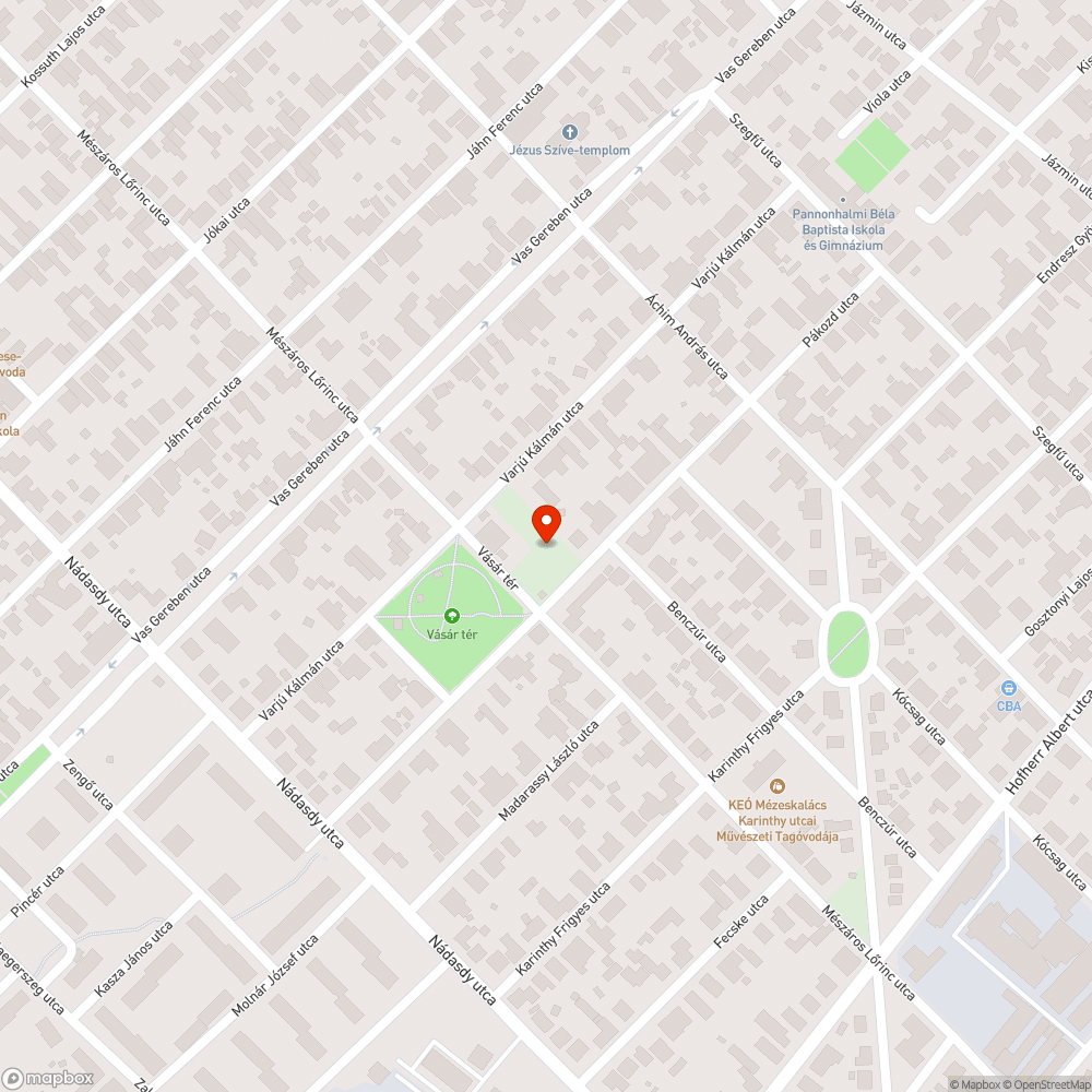 Fehér autó bejelentés helye