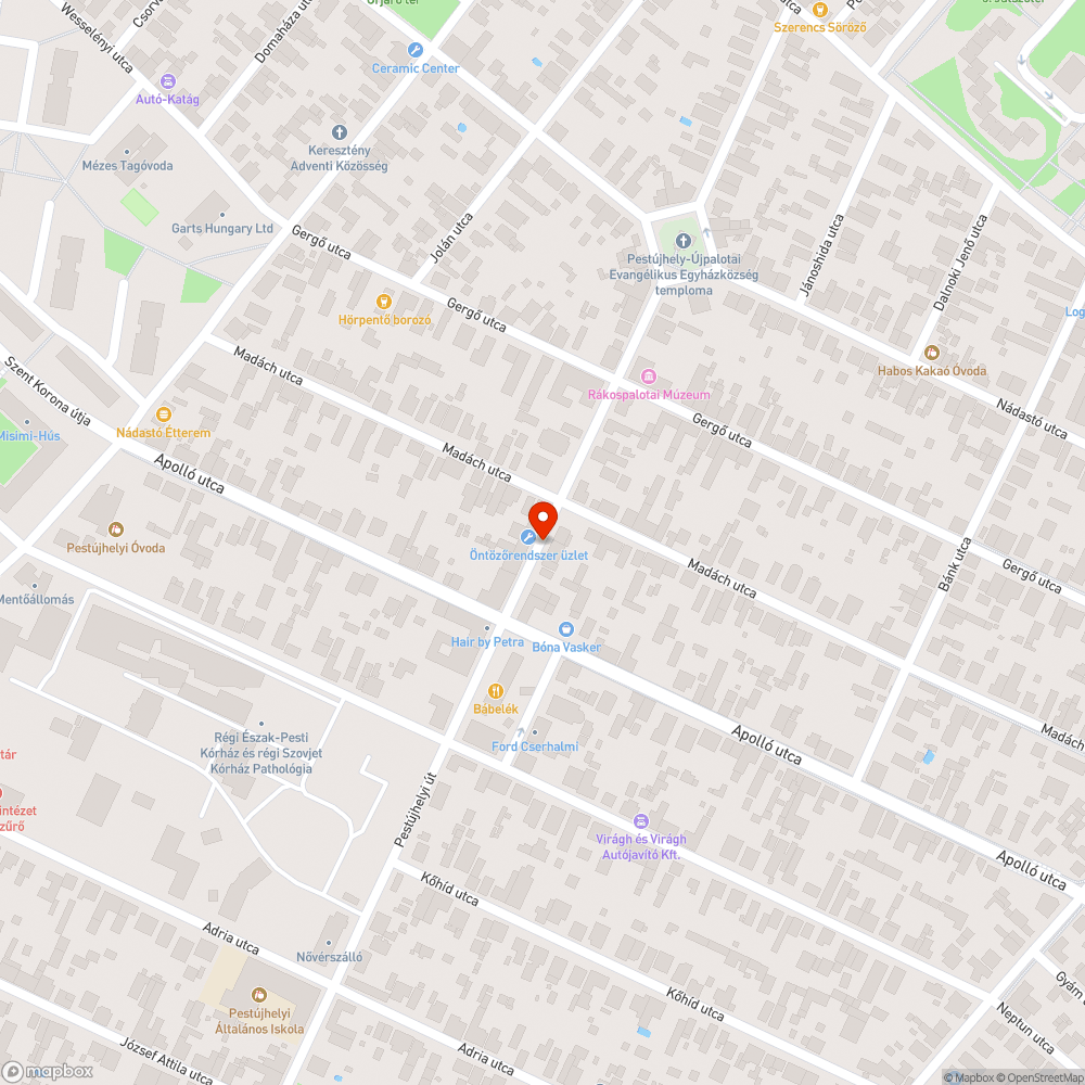 Forgalmi nélküli autó bejelentés helye