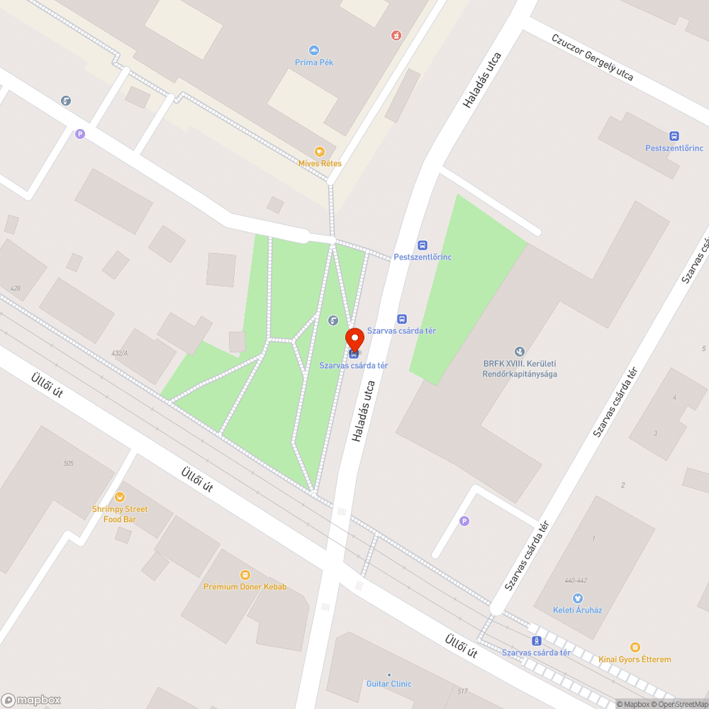 Kiszedett pollerek bejelentés helye