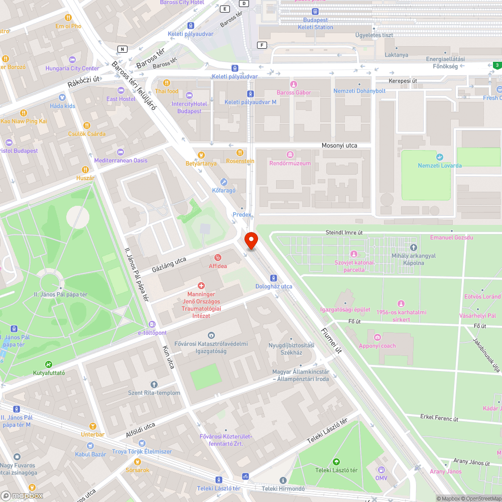 Oszlopba nőtt fa bejelentés helye