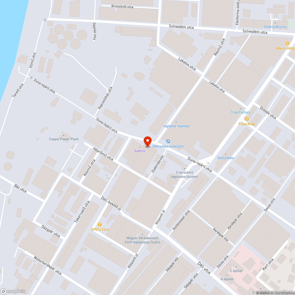 Beszakadt oldalú közmű szekrény bejelentés helye