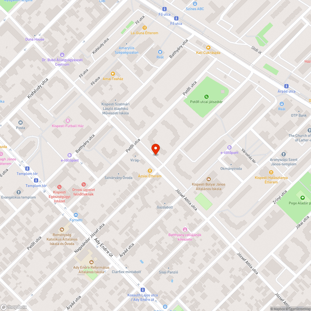 Törött autó bejelentés helye