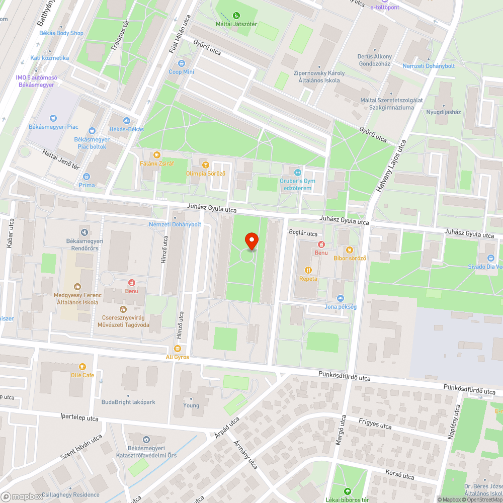 Kopott padok bejelentés helye