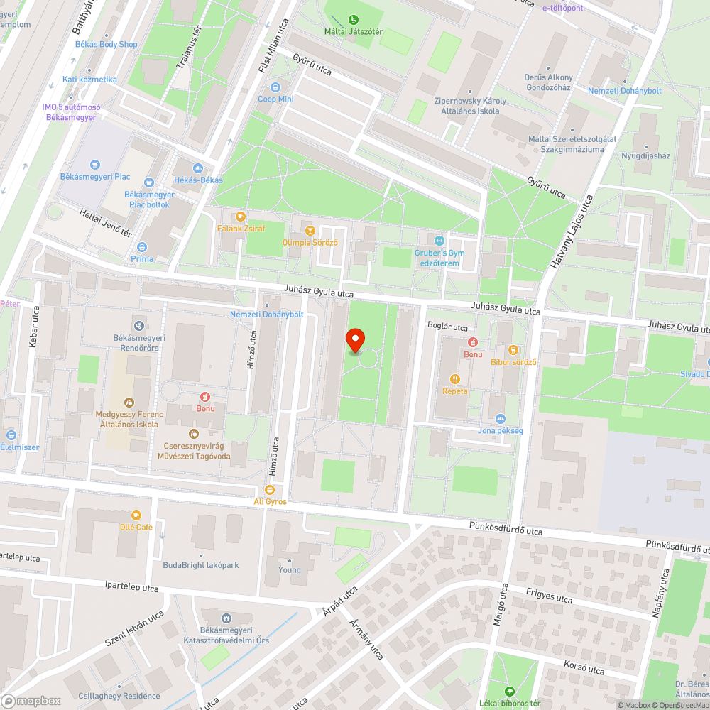 Rossz állapotú járda bejelentés helye