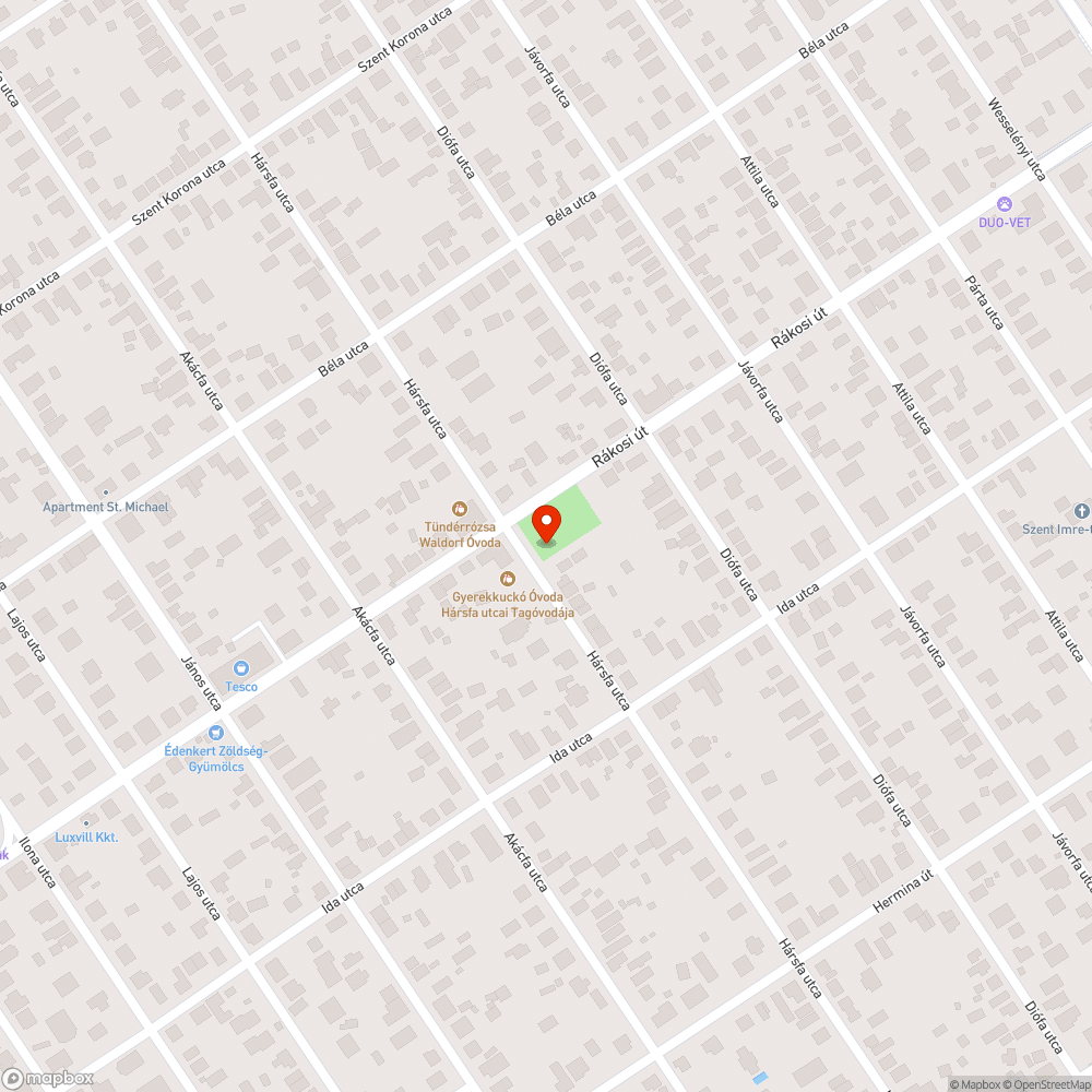 Hársfa utcai játszótér kapuja bejelentés helye