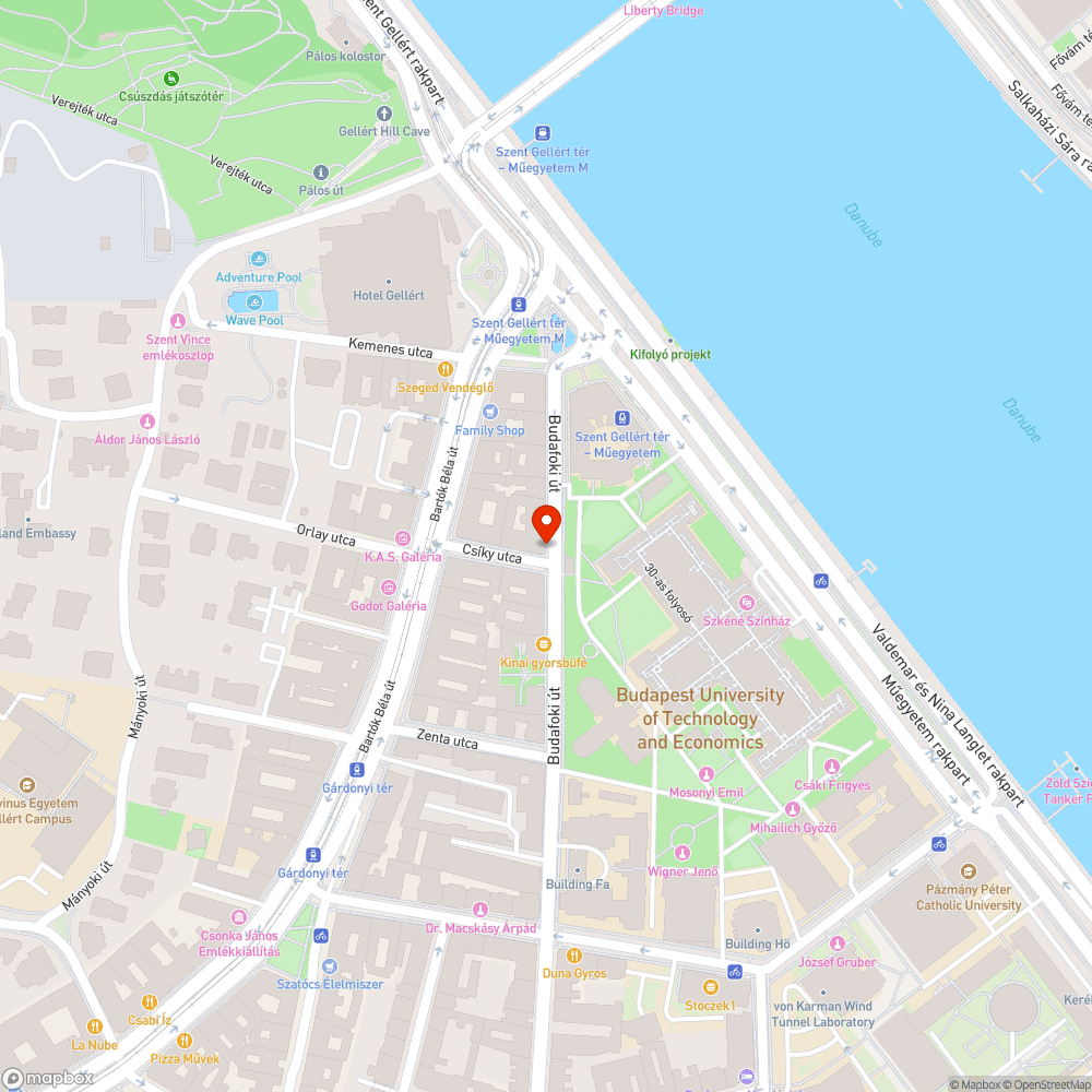 Kiáll a járdából bejelentés helye