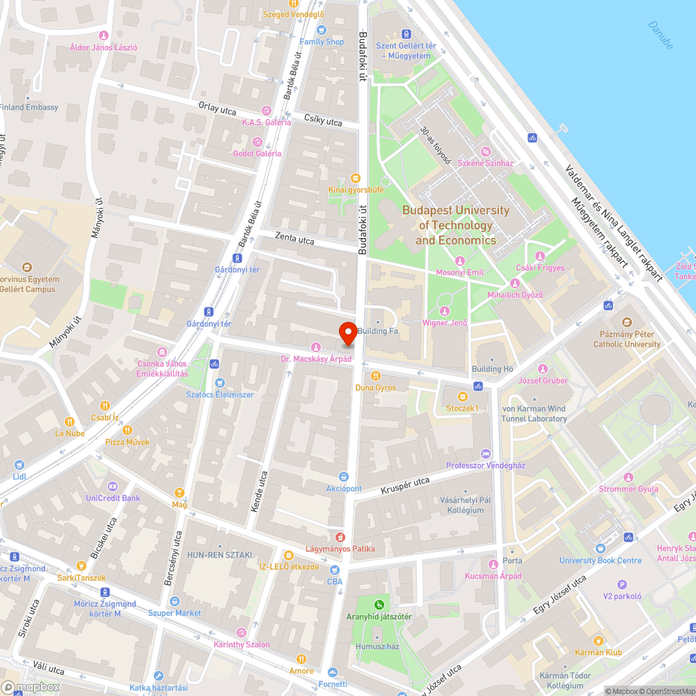 Hiányó keret/járda bejelentés helye