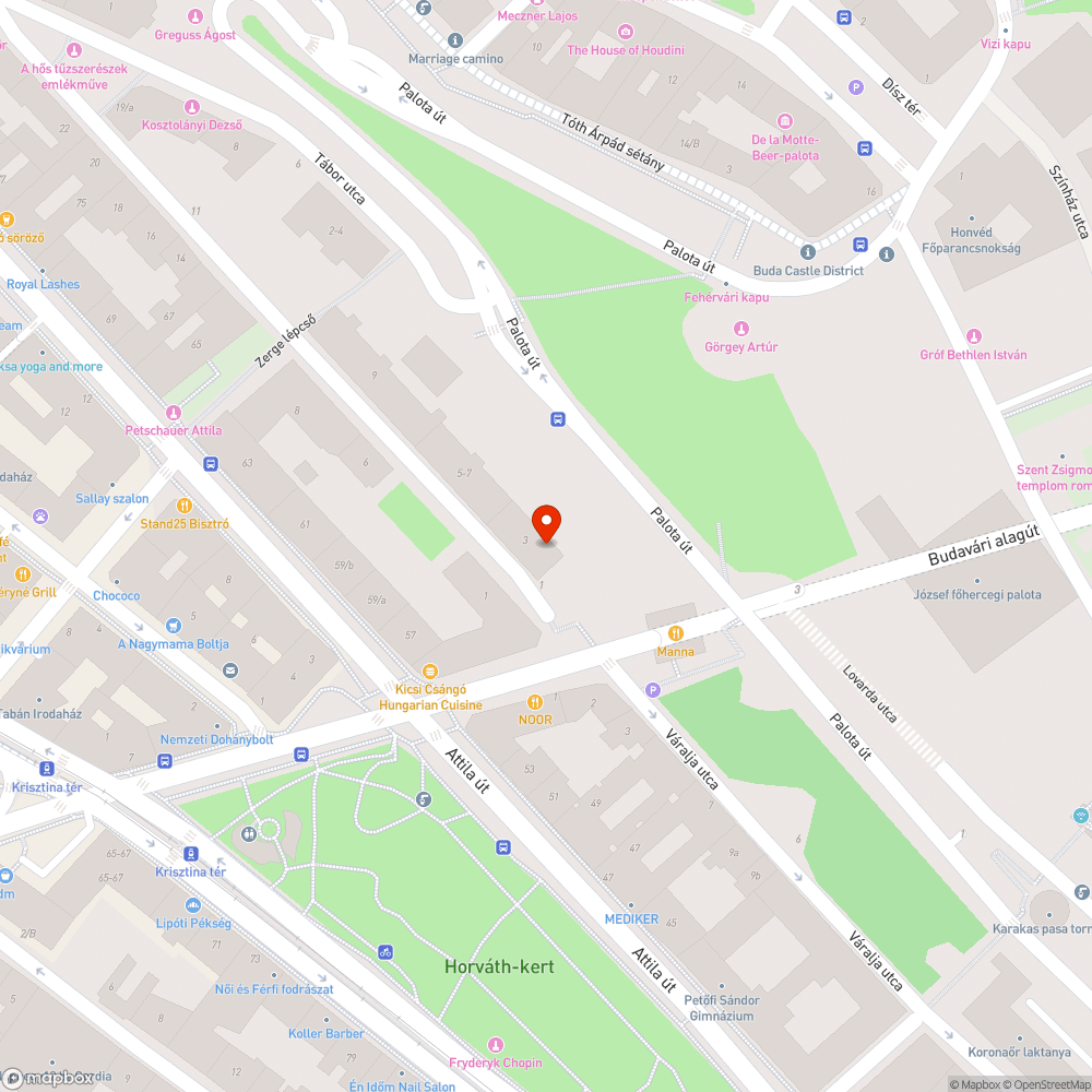 Logodi utca - Alagút mellett szemétlerakó bejelentés helye