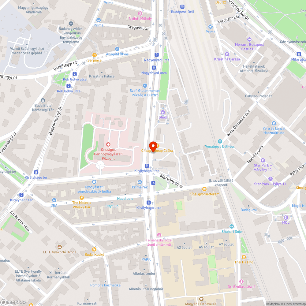 Gazos utca bejelentés helye