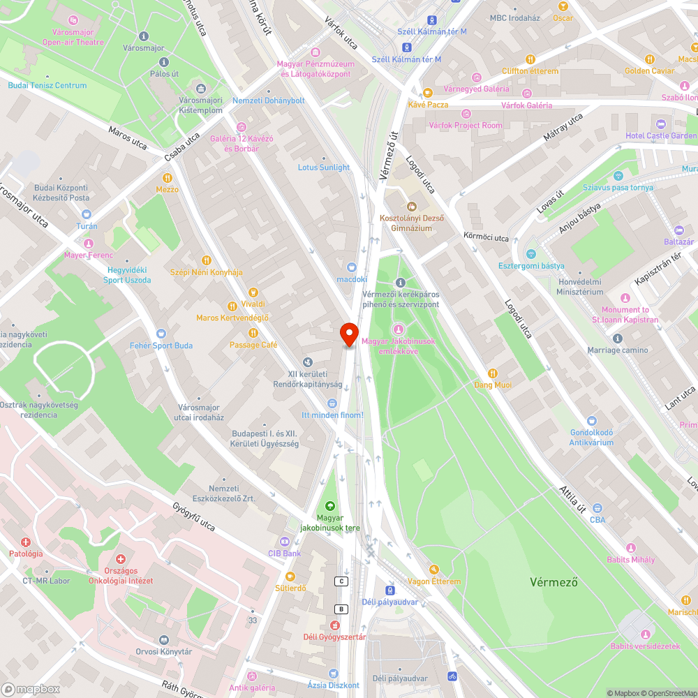 Hiányzó parkolásgátló oszlopok bejelentés helye