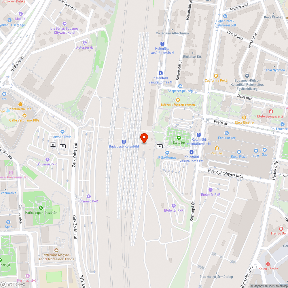 Graffiti Kelenföld 1-es vágány bejelentés helye