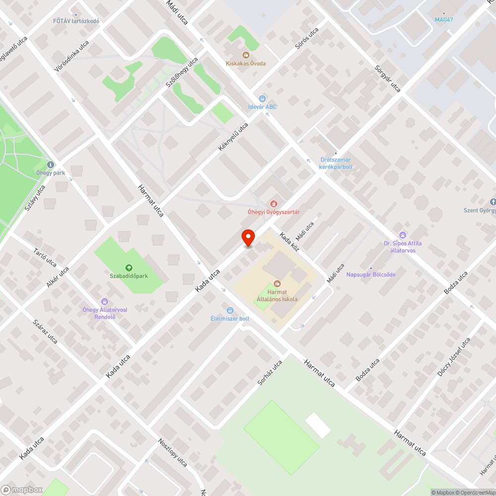 Koszos, graffitis elektromos szekrény bejelentés helye