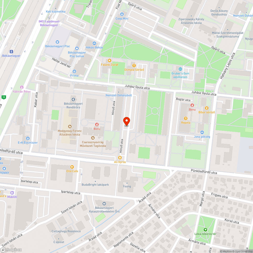 Zöldhulladék bejelentés helye