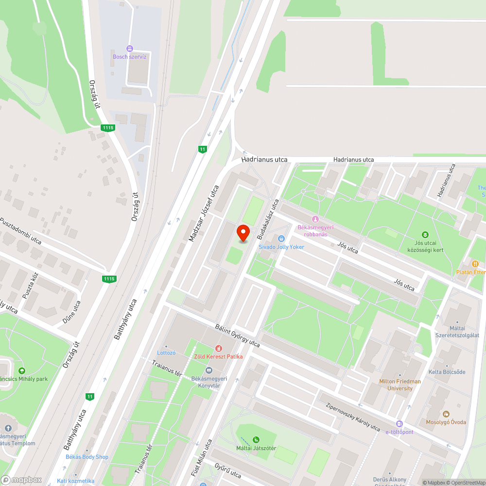 Halott fa bejelentés helye