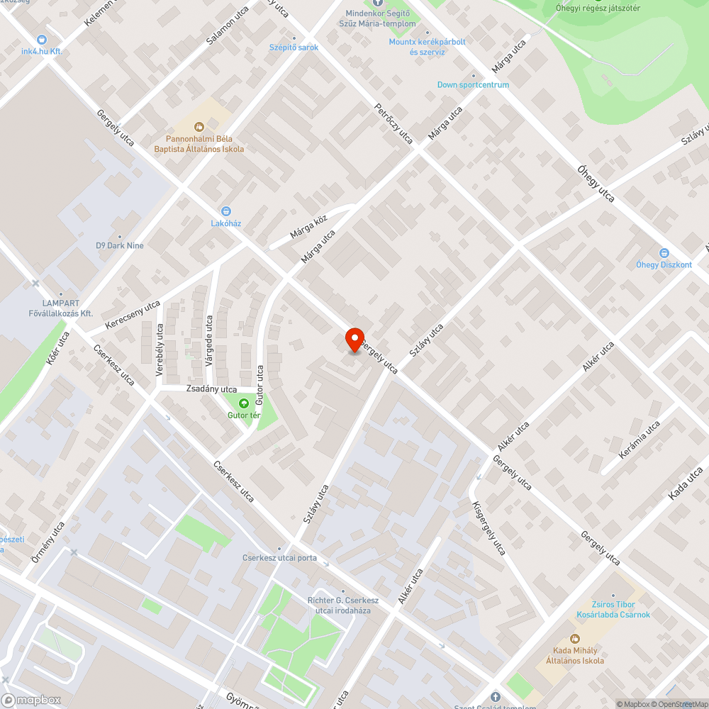 Megsüllyedt szekrény bejelentés helye