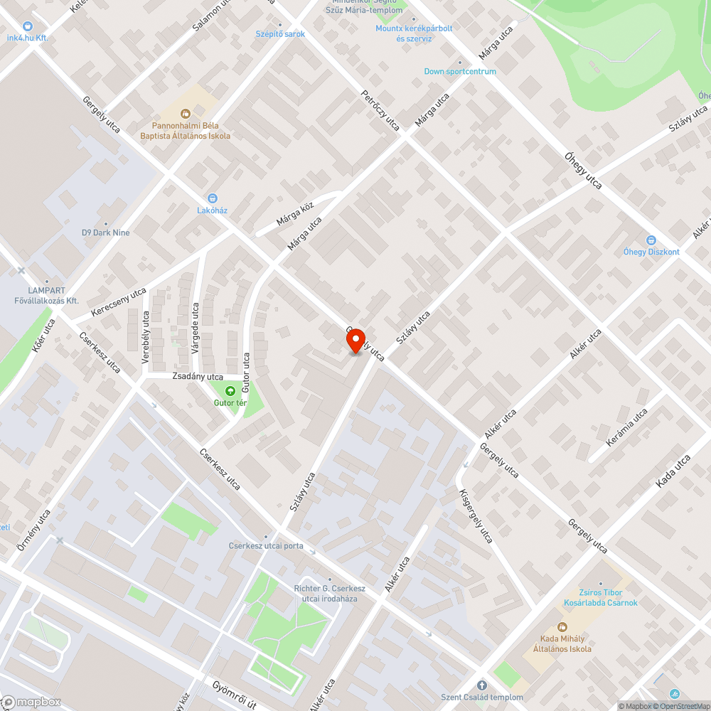 Megsüllyedt szekrény bejelentés helye