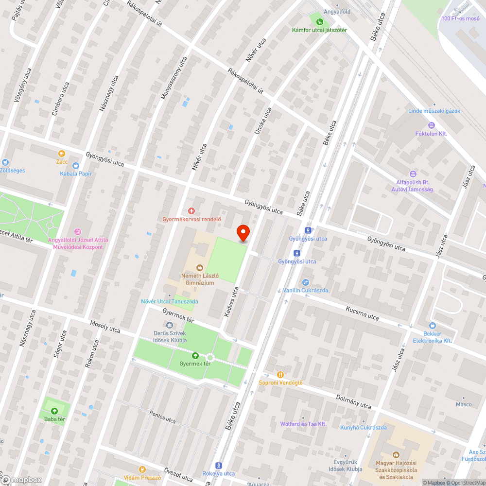 Kedves utca járdát benőtte a gyom bejelentés helye