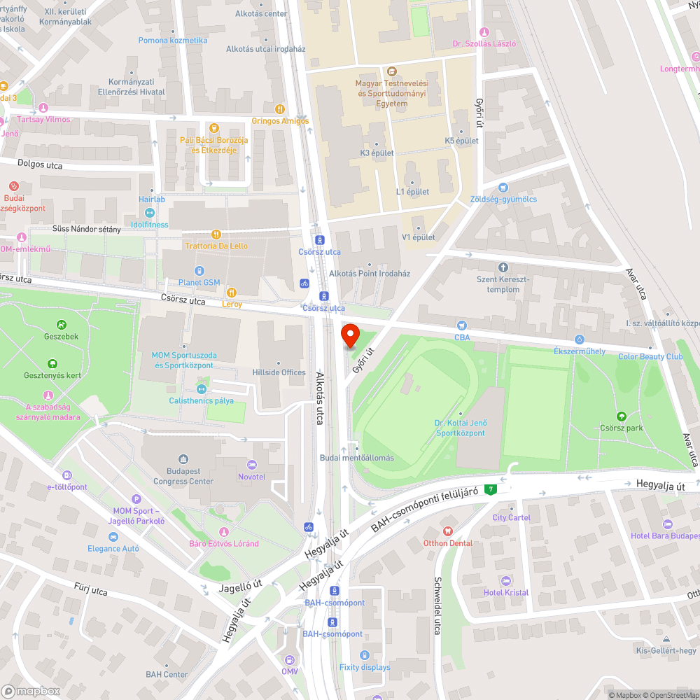 Hiányos pad bejelentés helye