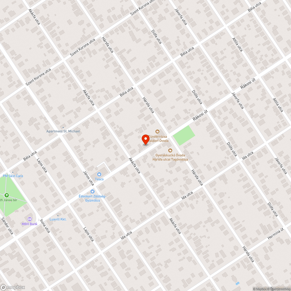 Kátyú bejelentés helye