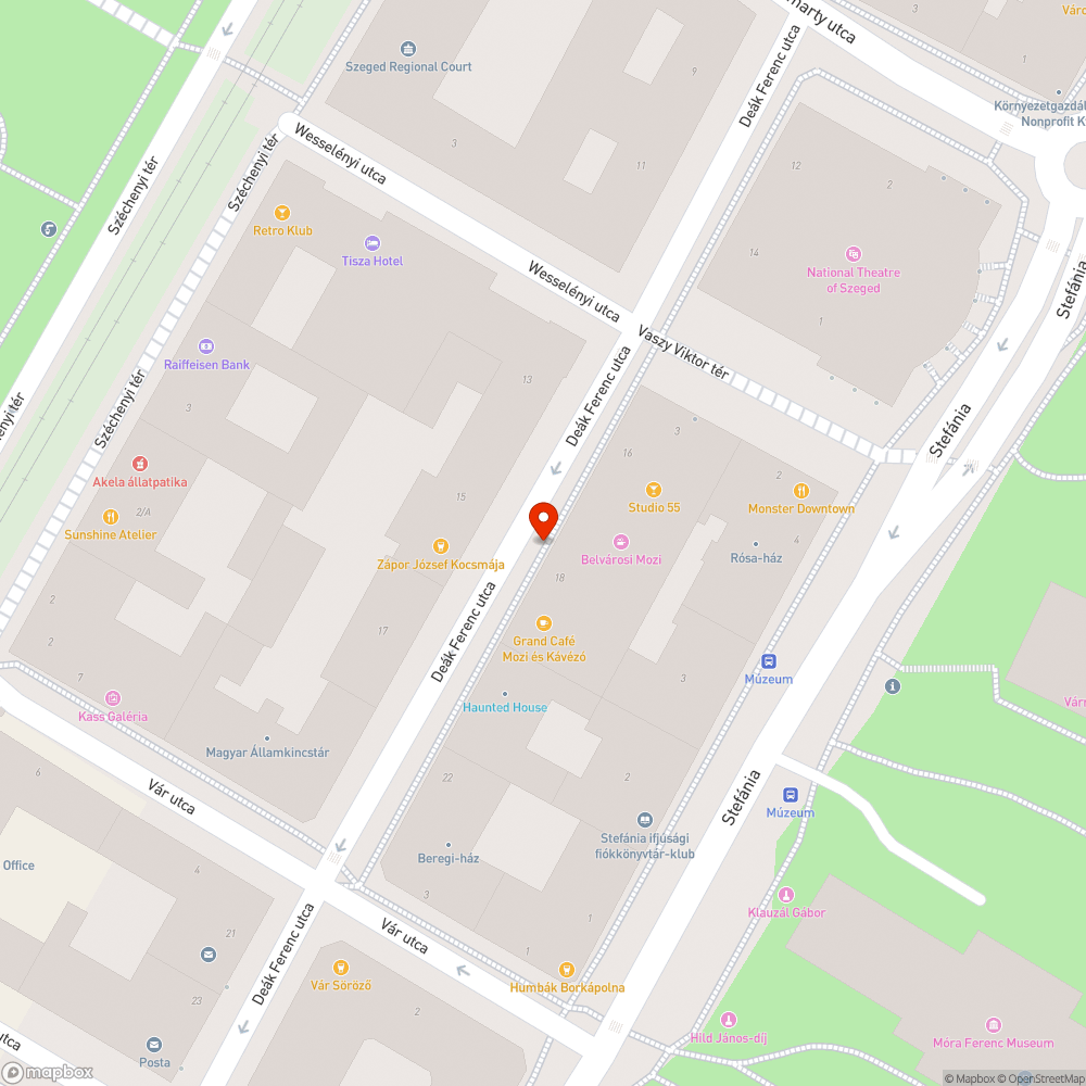 Törött gázcsap fedél - Deák Ferenc u. 16. bejelentés helye