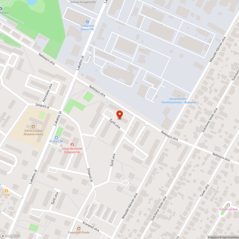 Megsüllyedt szekrény bejelentés helye