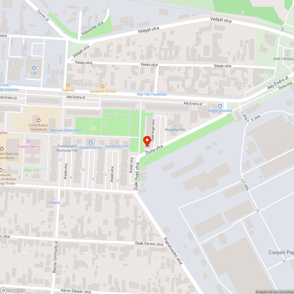 Kirakott kanapé bejelentés helye