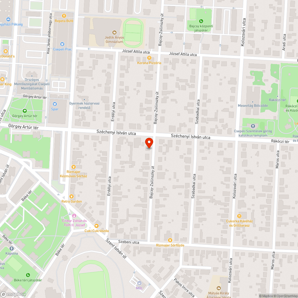 Aszfalttörmelék a füvön bejelentés helye