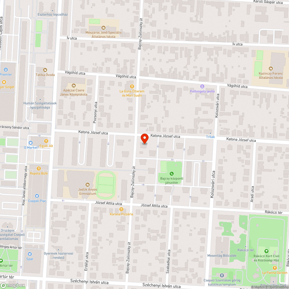 Kátyú a kereszteződés sarkán bejelentés helye